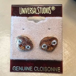 Vintage E.T. Extra Terrestrial Earrings